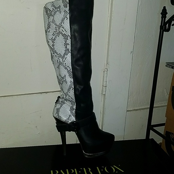 Paper fox boots Clearance